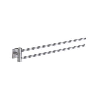 Smedbo RS326 17 in. Swing Arm Towel Bar in Brushed Chrome from the House Collection
